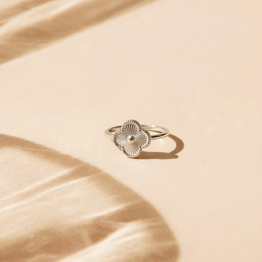 Anillo Clover - Colección Silver