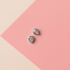 Aretes Gotita - Colección Silver