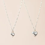 Dúo Collares Corazones - Colección Silver