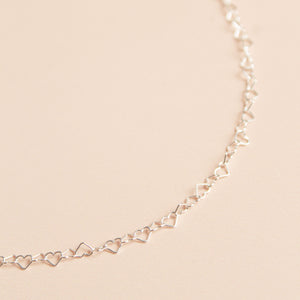 Collar Multicorazones - Colección Silver