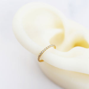 Piercing Aro Glam Conch - Titanio