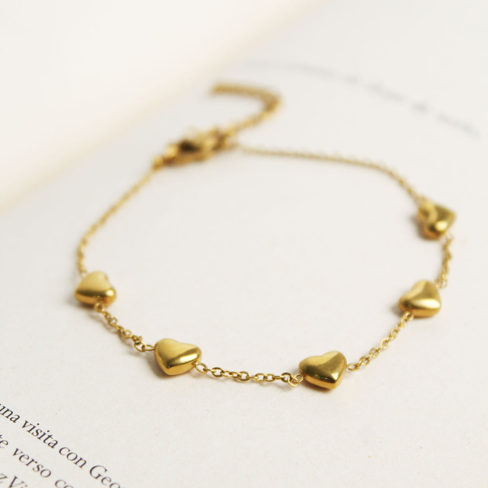 Pulsera Corazones