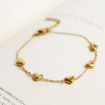 Pulsera Corazones