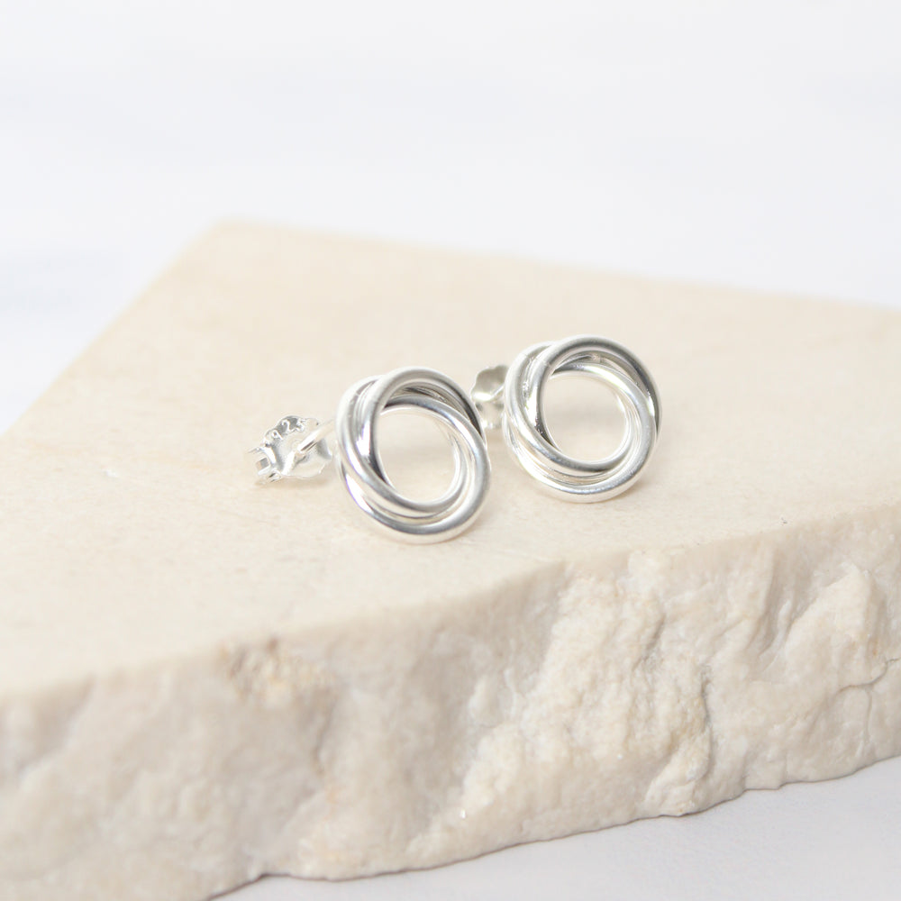 Aretes Espiral - Colección Silver