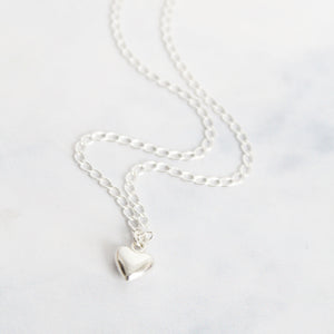Gargantilla Corazón Bombita - Colección Silver