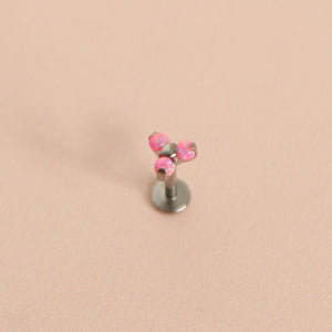 Piercing Prim Rosa - Titanio