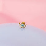 Piercing Luna Azul - Titanio
