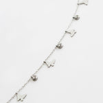 Collar Multimariposa Glam plateado