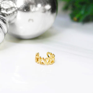 Ear Cuff Corazones