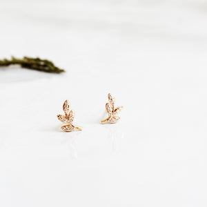 Aretes Hojas