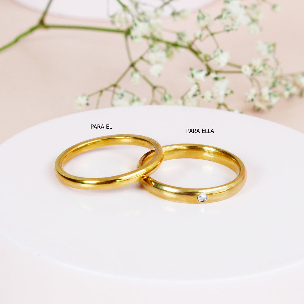 Anillos Dúo Promesa Fini