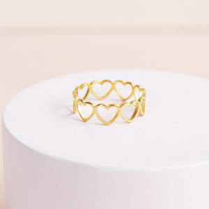 Anillo Full Corazones