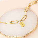 Pulsera Placa Chunky