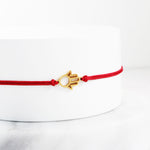 Pulsera de Hilo Rojo + Hamsa