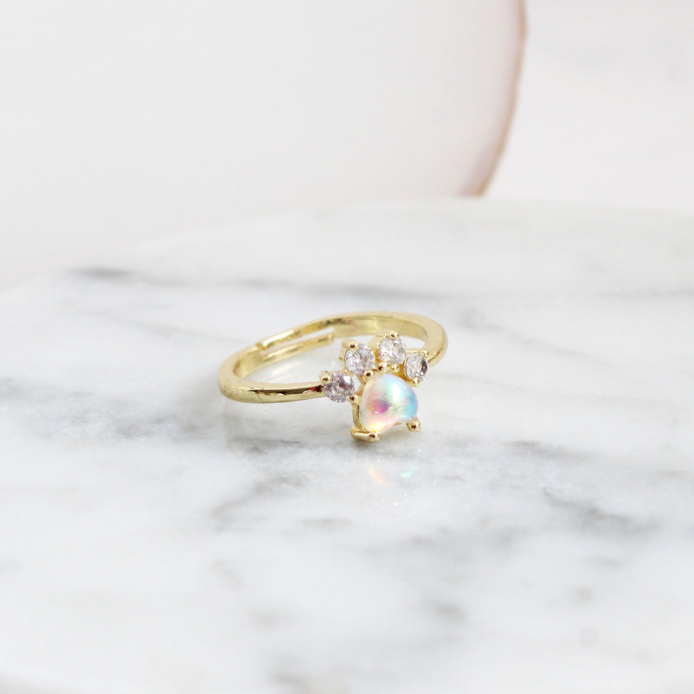 Anillo Huella Tornasolada