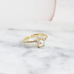 Anillo Huella Tornasolada