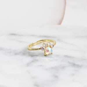 Anillo Huella Tornasolada