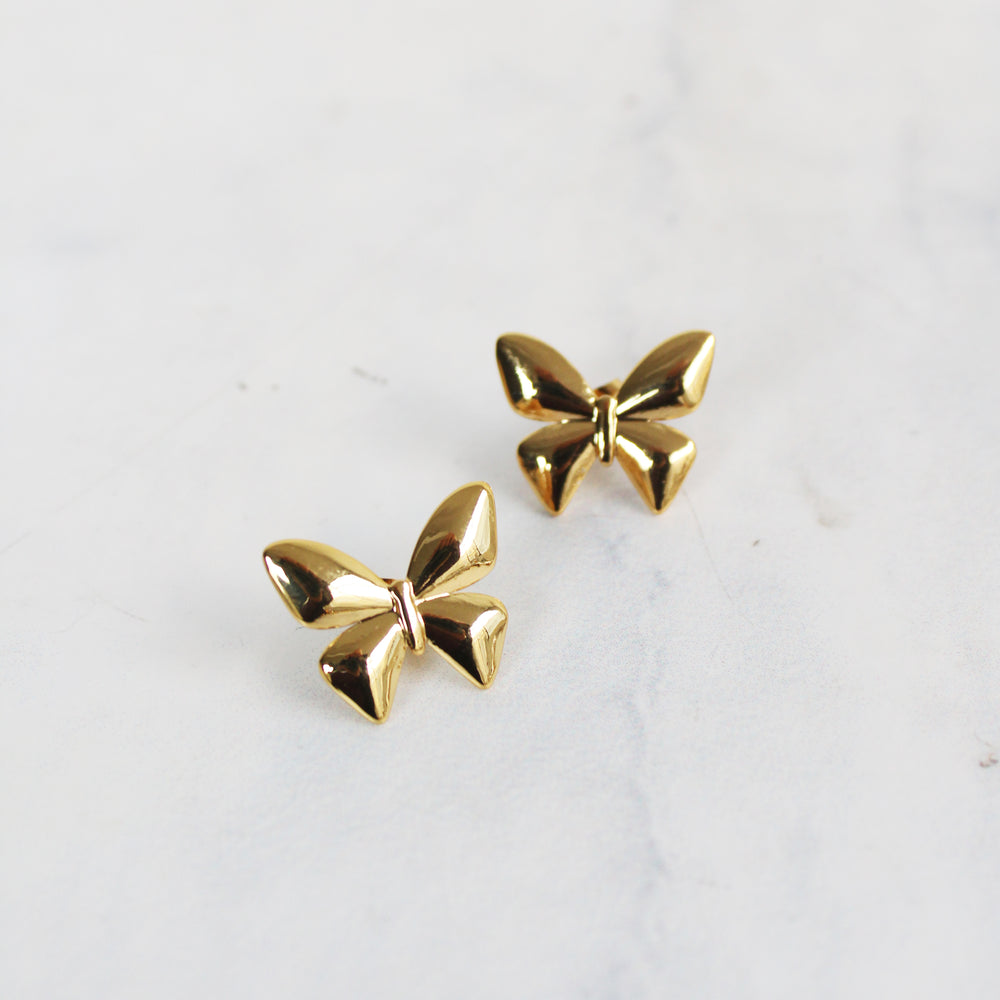 Aretes Lazos Mariposa
