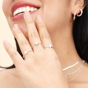 Anillo Promesa Torchado - Colección Silver