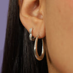 Argollas Oval - Colección Silver