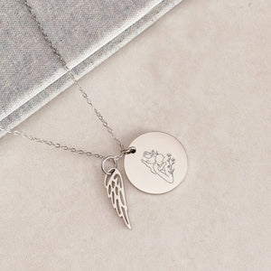 Collar Mi Ángel - Colección Silver