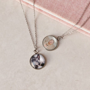 Collar Encapsulado con Foto - Colección Silver