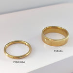 Anillos Dúo Aro de Promesa foto producto