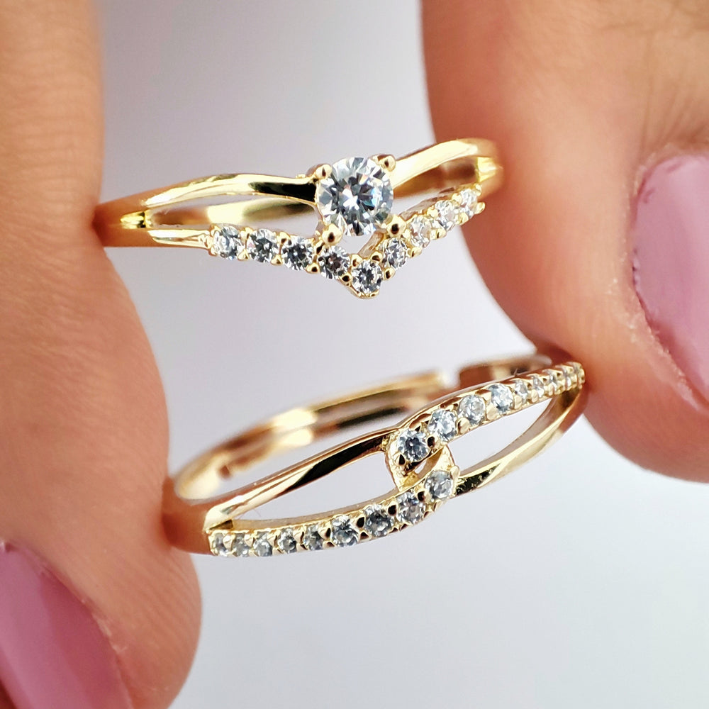 Anillo Romance - Colección Golden