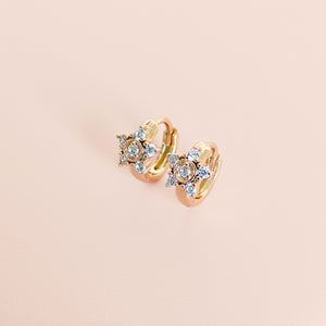 Mini Hoops Flor Estrella