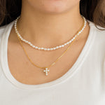 Collar Perlas Ovaladas