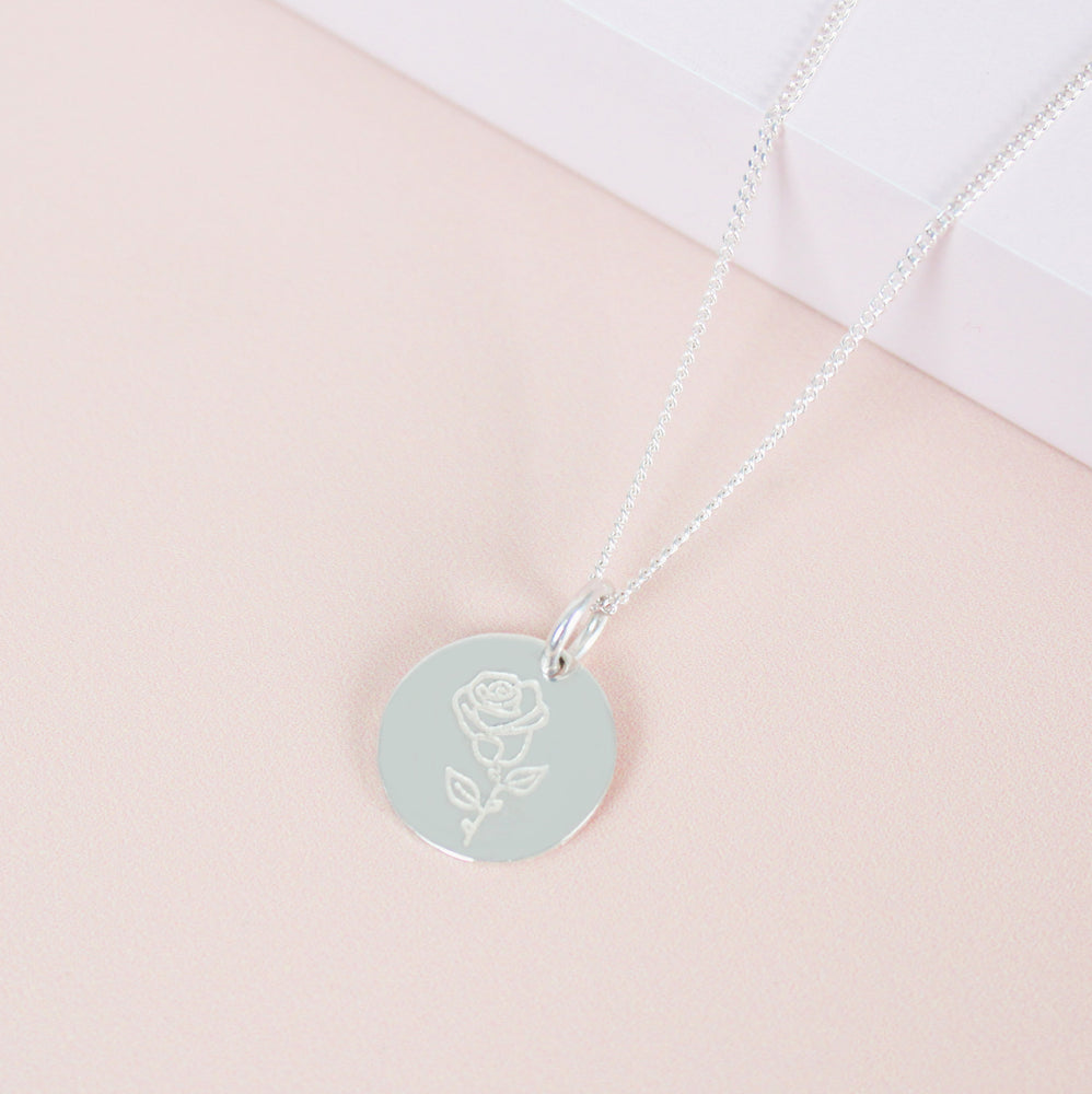 Collar Rose - Colección Silver