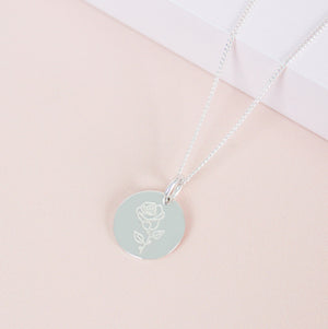 Collar Rose - Colección Silver