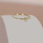 Anillo Minitrébol - Colección Golden
