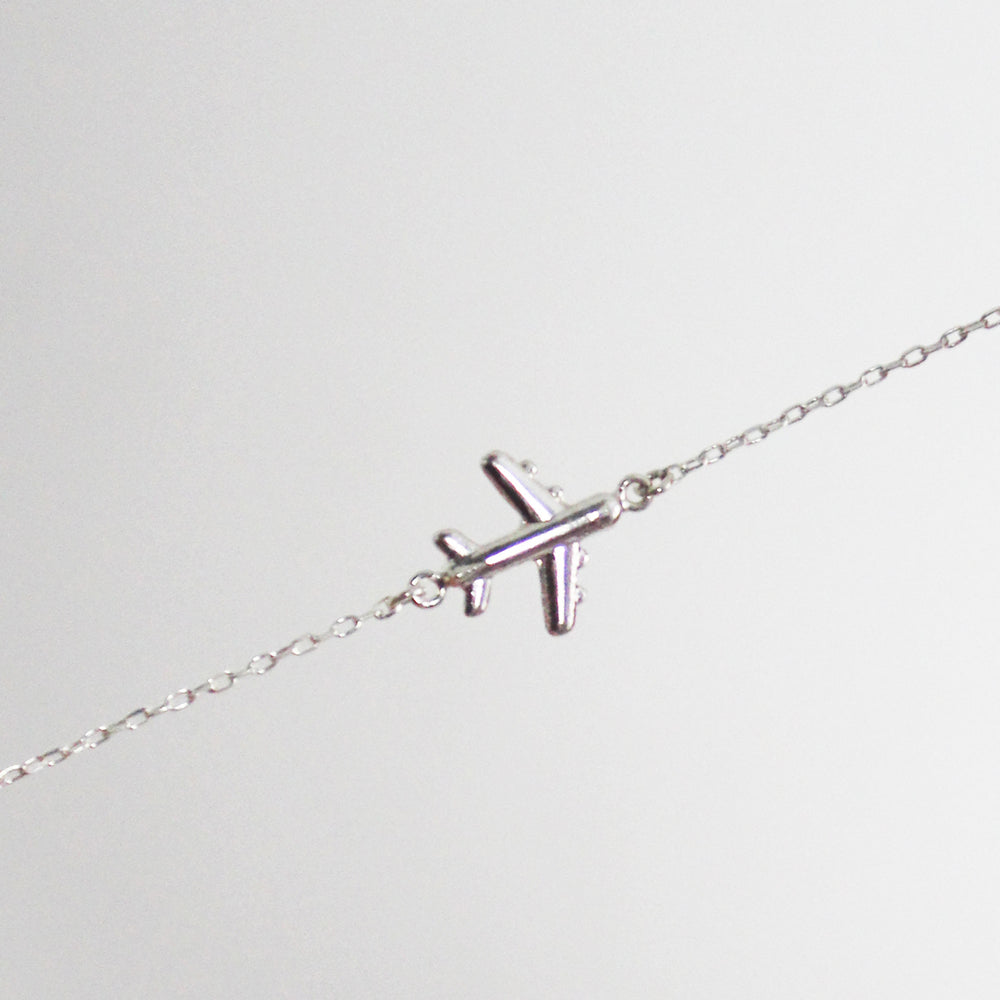 Pulsera Avión - Colección Silver