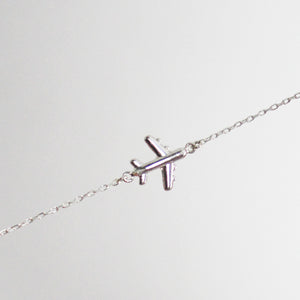 Pulsera Avión - Colección Silver