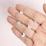Aretes Minimalistas - Colección Silver