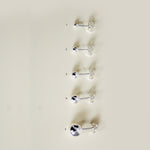 Aretes Bolitas Minimalistas - Colección Silver