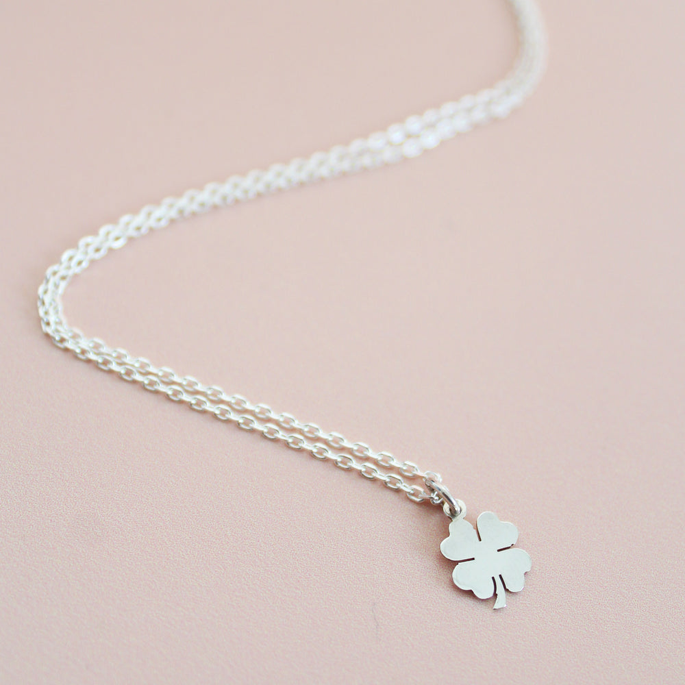 Collar Trébol - Colecciión Silver