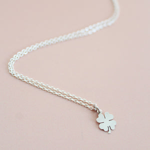 Collar Trébol - Colecciión Silver