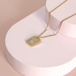 Collar Placa Destello