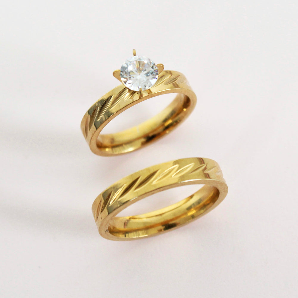 Anillos Dúo Promesa Diamante
