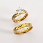 Anillos Dúo Promesa Diamante